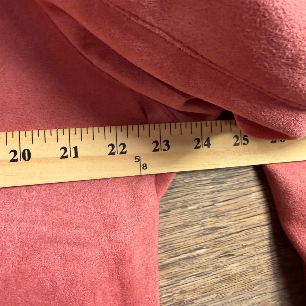 Dusty Rose Moto Jacket - Women’s Zip-Up Coat - Picture 5 of 8
